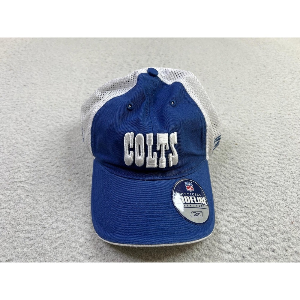 Indianapolis Colts Hat Cap Strap Back Mens One Size NFL Football Sideline Reebok